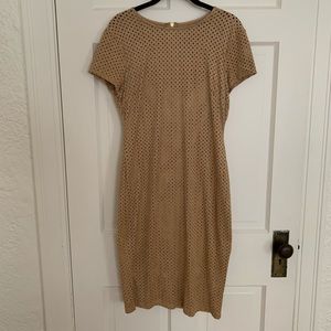 Tan Bisou Bisou business casual dress